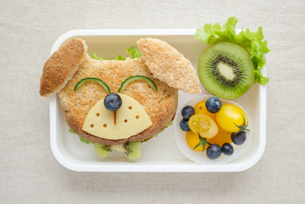 Frühstück für Kinder, bunt und kreativ